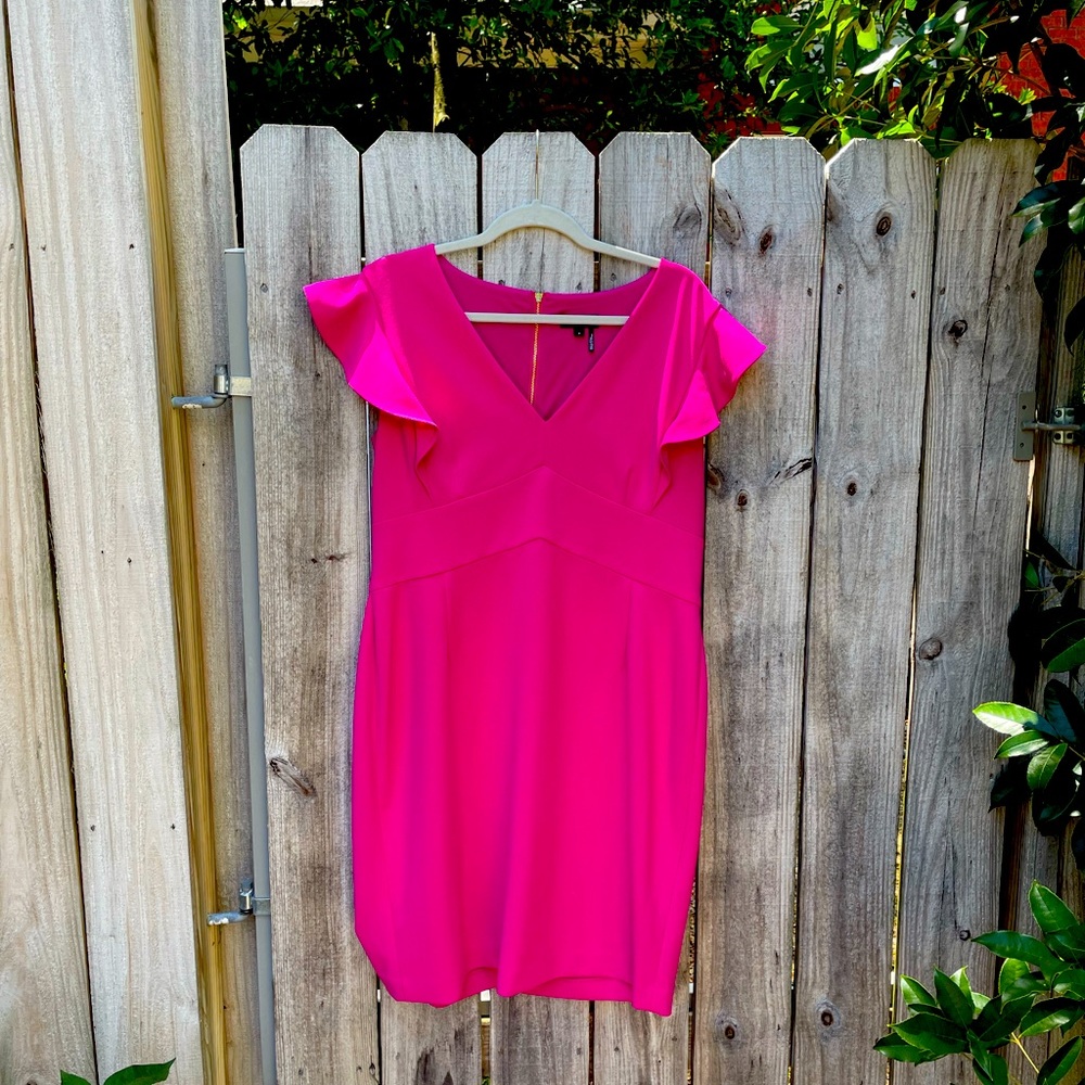 DKNY raspberry dress size 16
